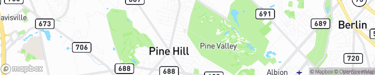 Pine Hill - map