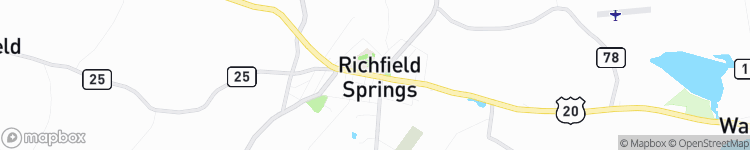 Richfield Springs - map