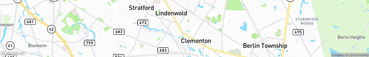 Lindenwold - map