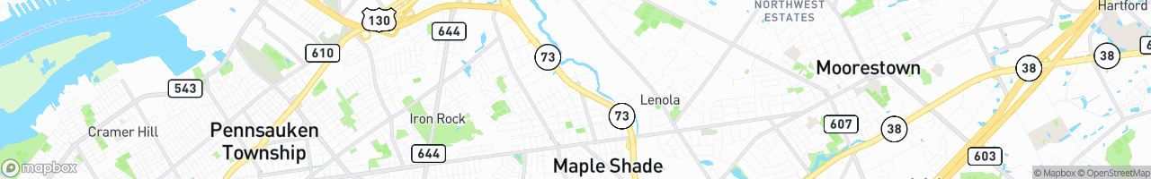 Maple Shade (Valero) - map