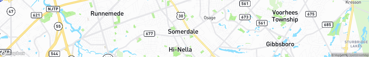 Somerdale - map