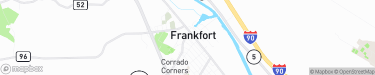 Frankfort - map