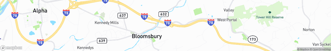 TA Bloomsbury - map