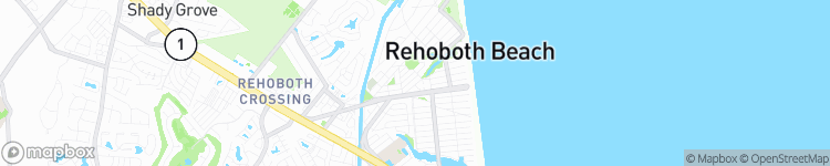 Rehoboth Beach - map