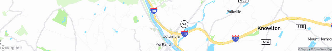 TA Columbia - map