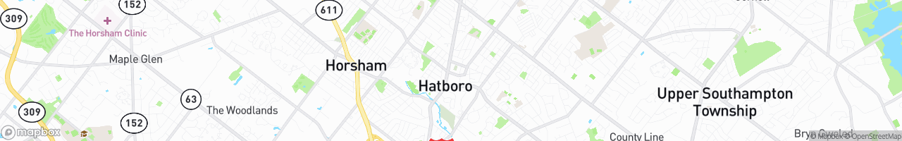 Hatboro - map