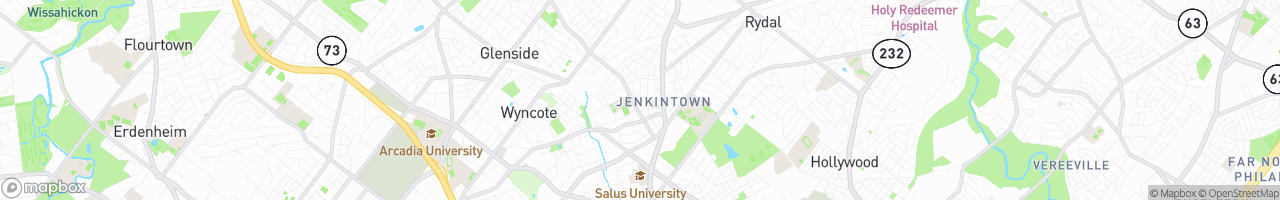 Jenkintown - map