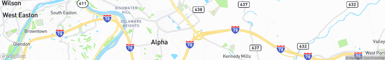 Penn/Jersey Truck Stop - map