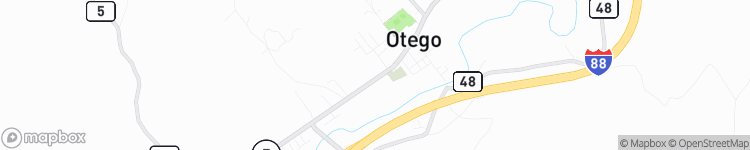Otego - map