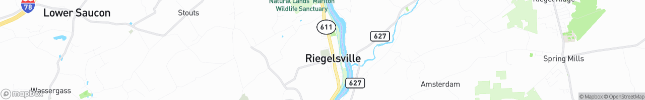 Riegelsville - map