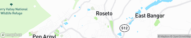 Roseto - map