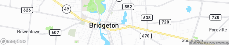 Bridgeton - map
