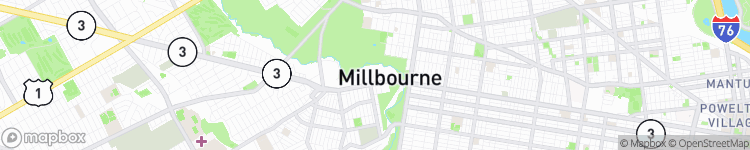 Millbourne - map