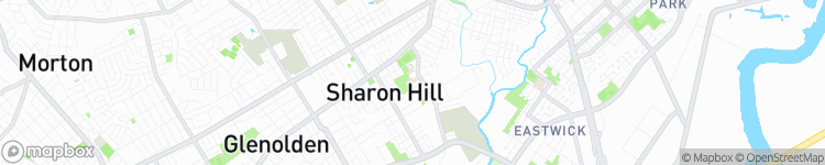 Sharon Hill - map