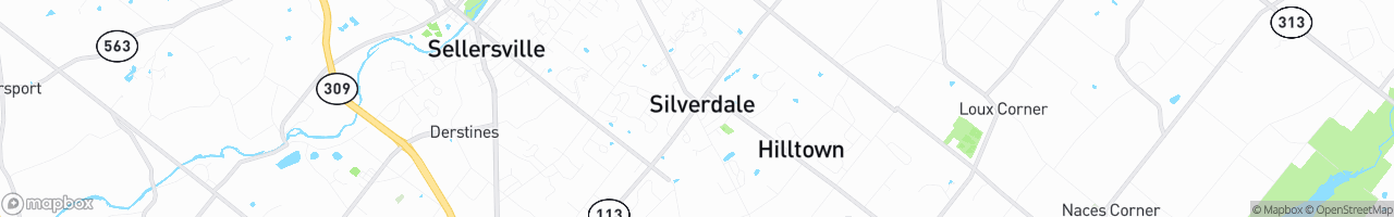 Silverdale - map