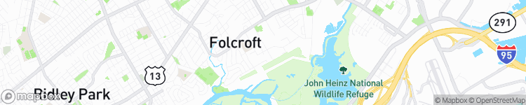 Folcroft - map