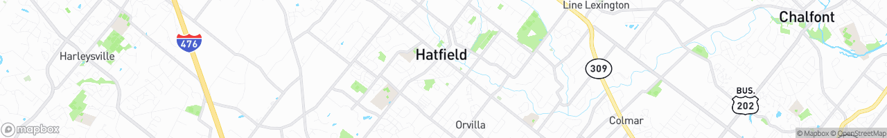 Hatfield - map