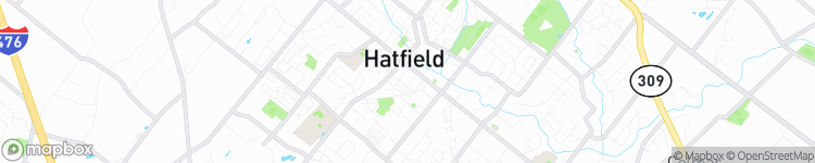 Hatfield - map
