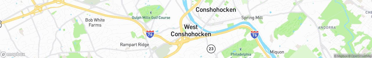 West Conshohocken - map