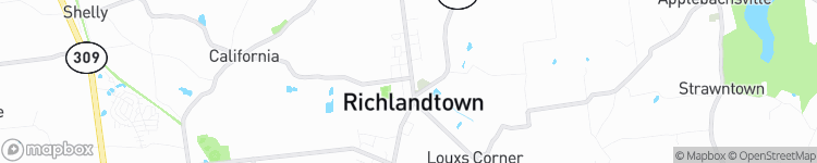 Richlandtown - map