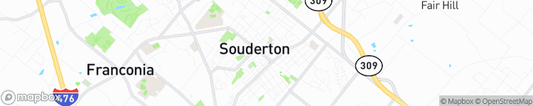 Souderton - map