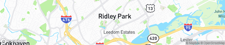 Ridley Park - map
