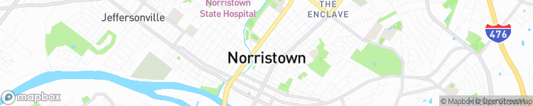 Norristown - map
