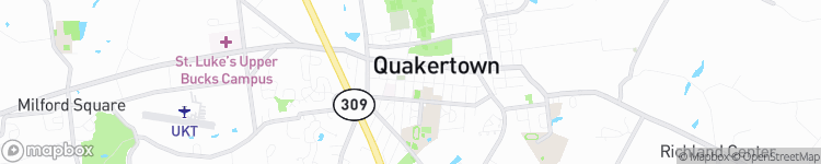 Quakertown - map