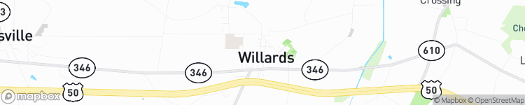 Willards - map
