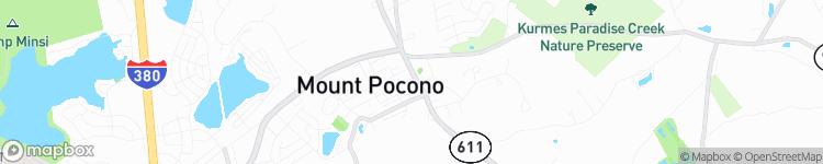 Mount Pocono - map