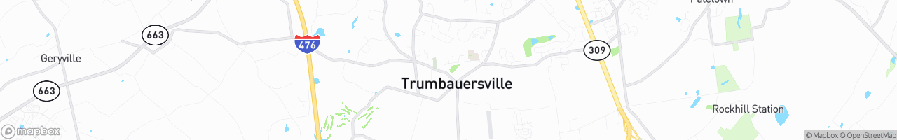 Trumbauersville - map