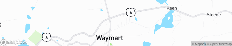 Waymart - map