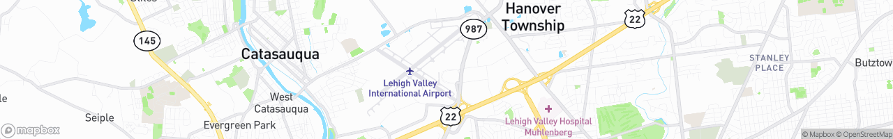 Lehigh Valley International Airport - map