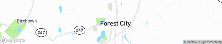 Forest City - map