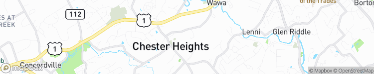 Chester Heights - map