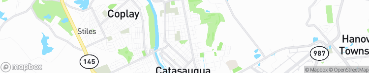 North Catasauqua - map