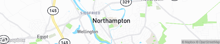 Northampton - map