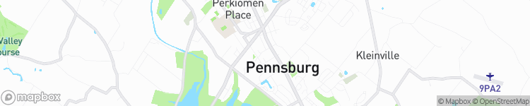Pennsburg - map