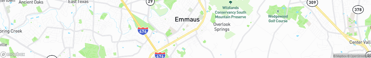 Emmaus - map