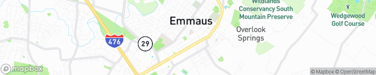 Emmaus - map