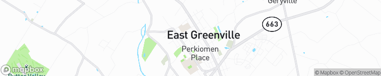 East Greenville - map
