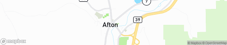 Afton - map