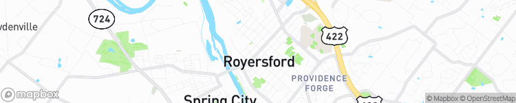 Royersford - map