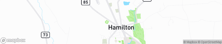 Hamilton - map