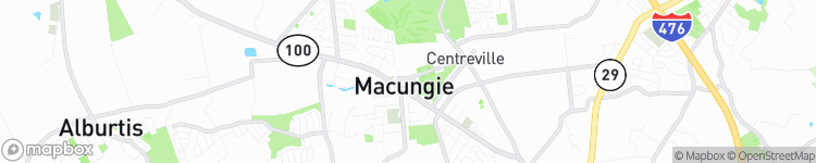 Macungie - map