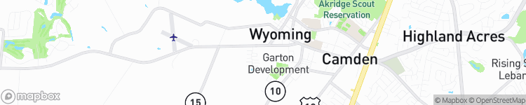 Wyoming - map