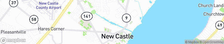 New Castle - map