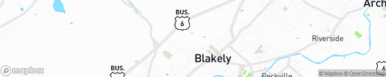 Blakely - map