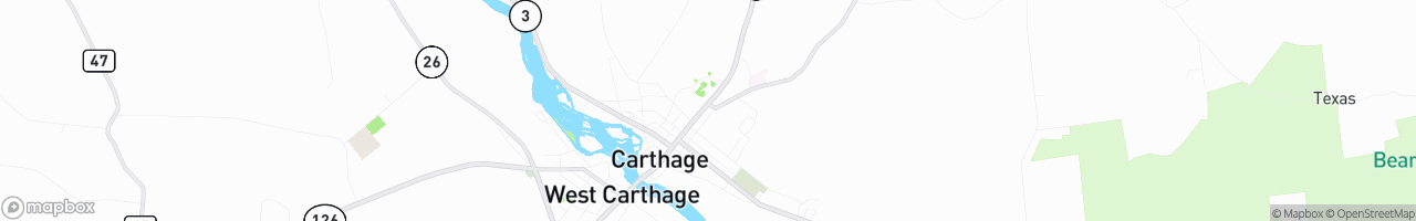 Carthage - map
