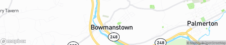 Bowmanstown - map